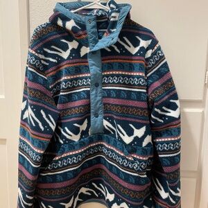 The North Face Campshire Mountain Fair Isle Print Fleece Pullover